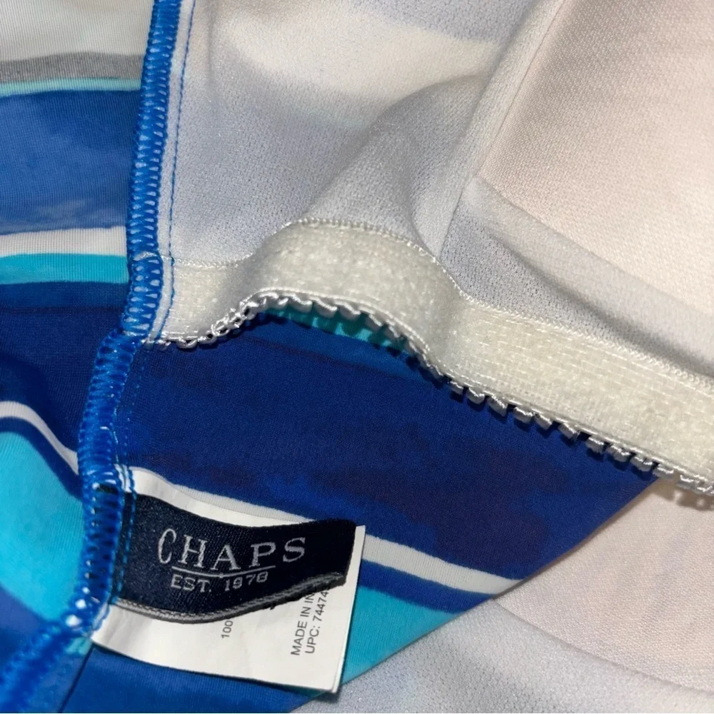 Chaps Tankini, sz 6 - Picture 7 of 9